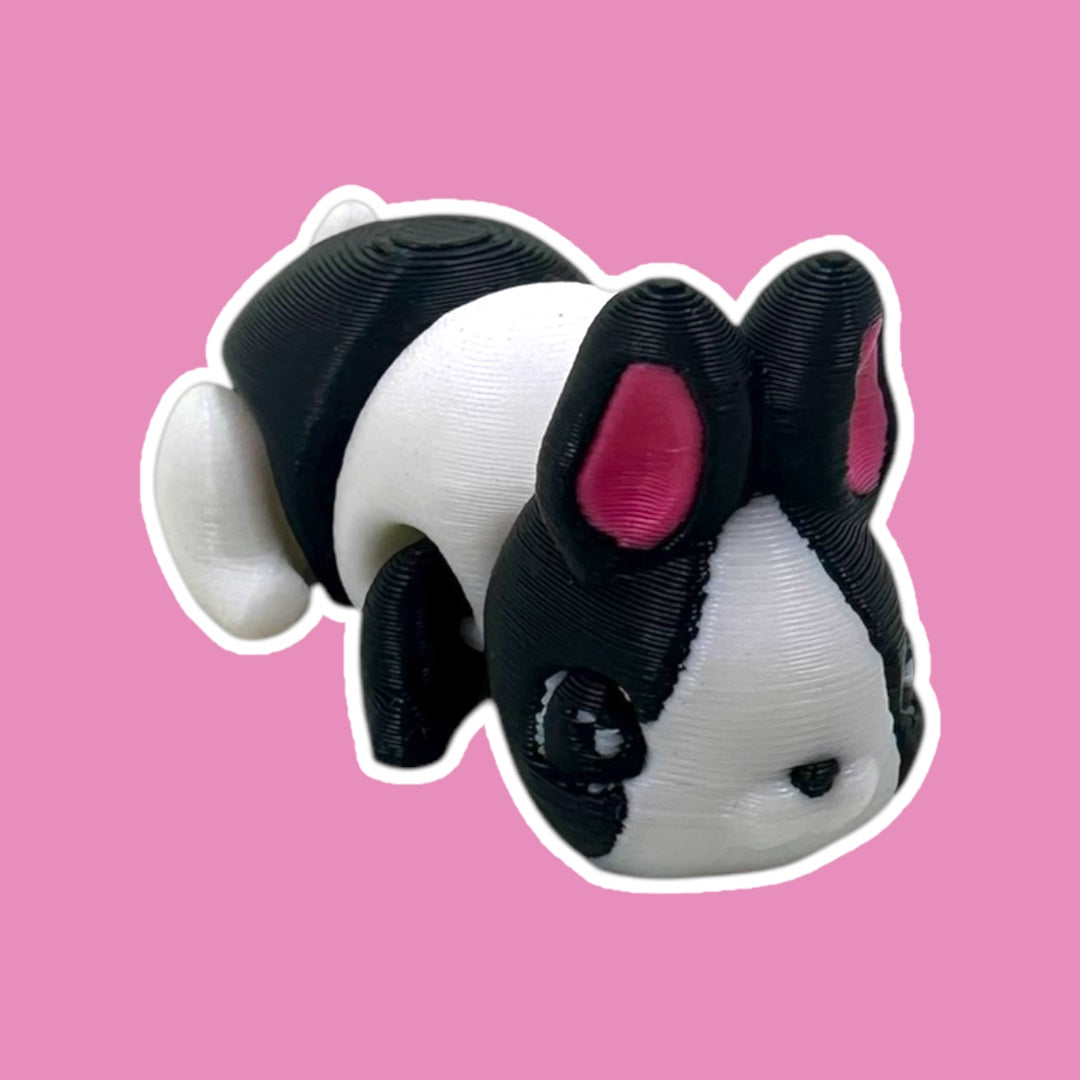 3D Printed Bunny Pal (Pink Ears)