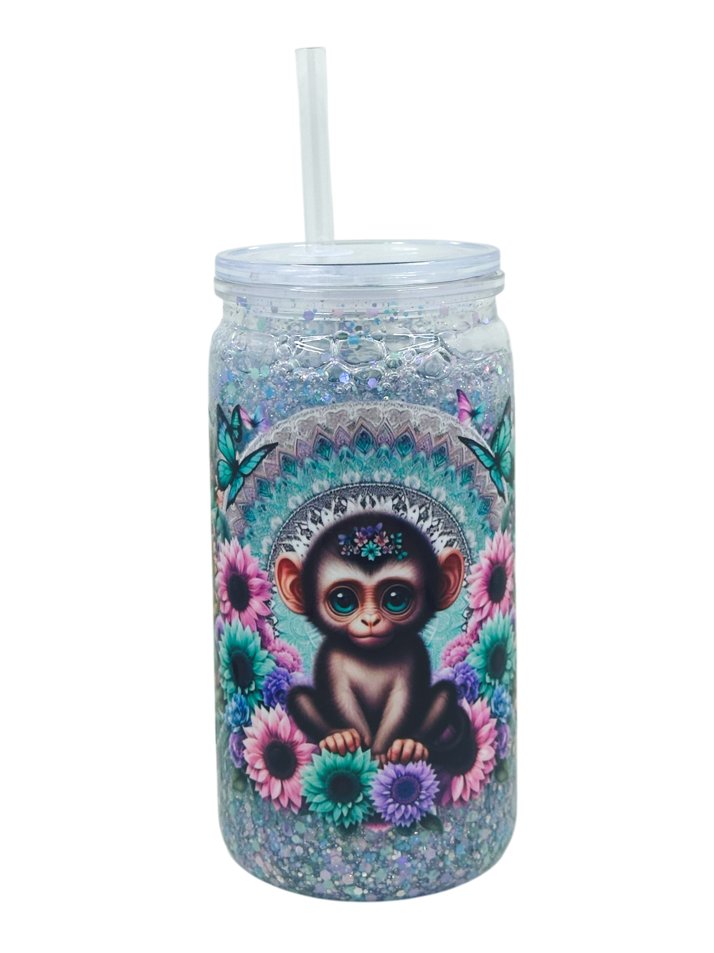 Glitter Snowglobe Tumbler