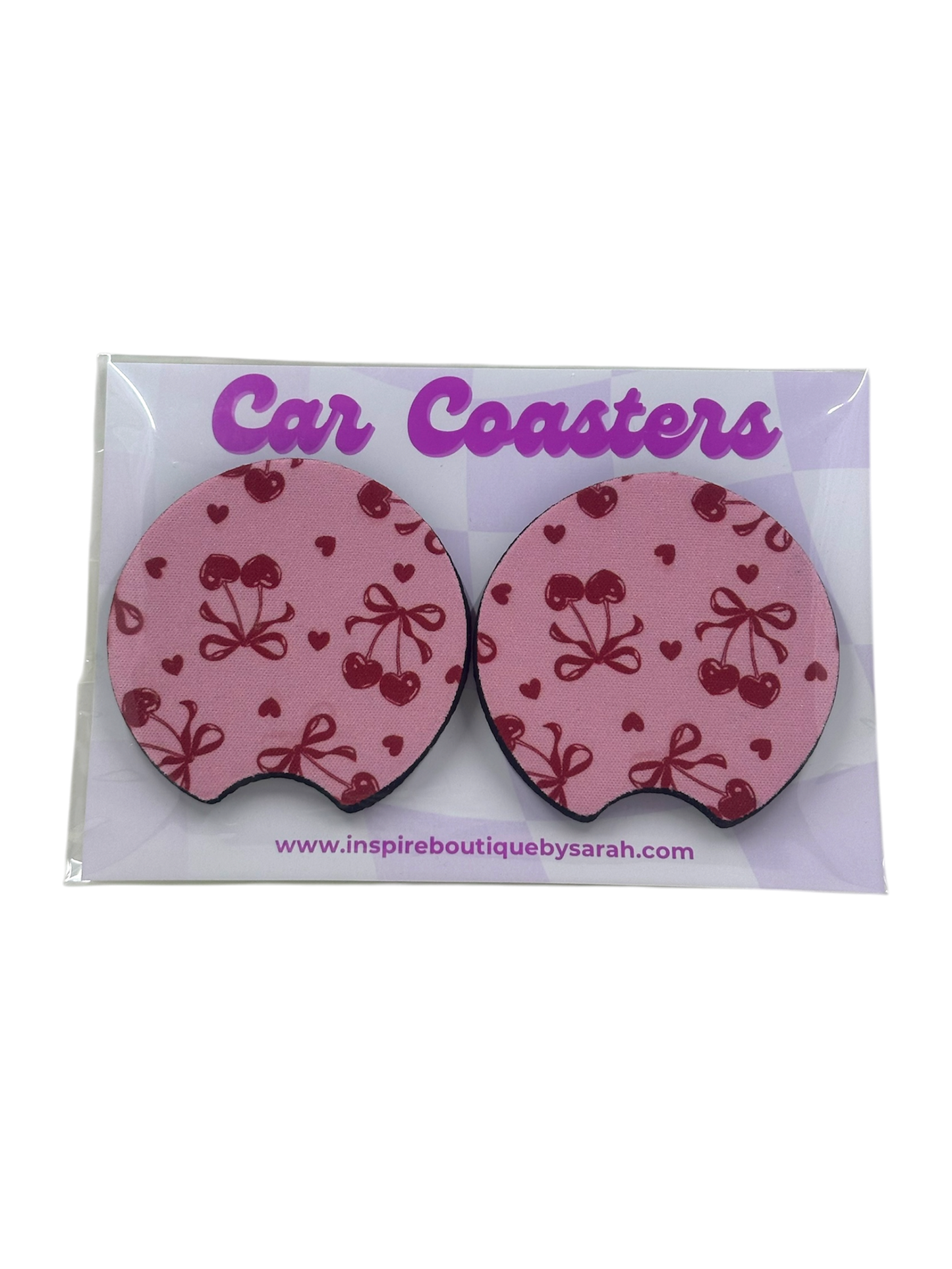 Car Coasters - Cherry Bomb (2pcs)