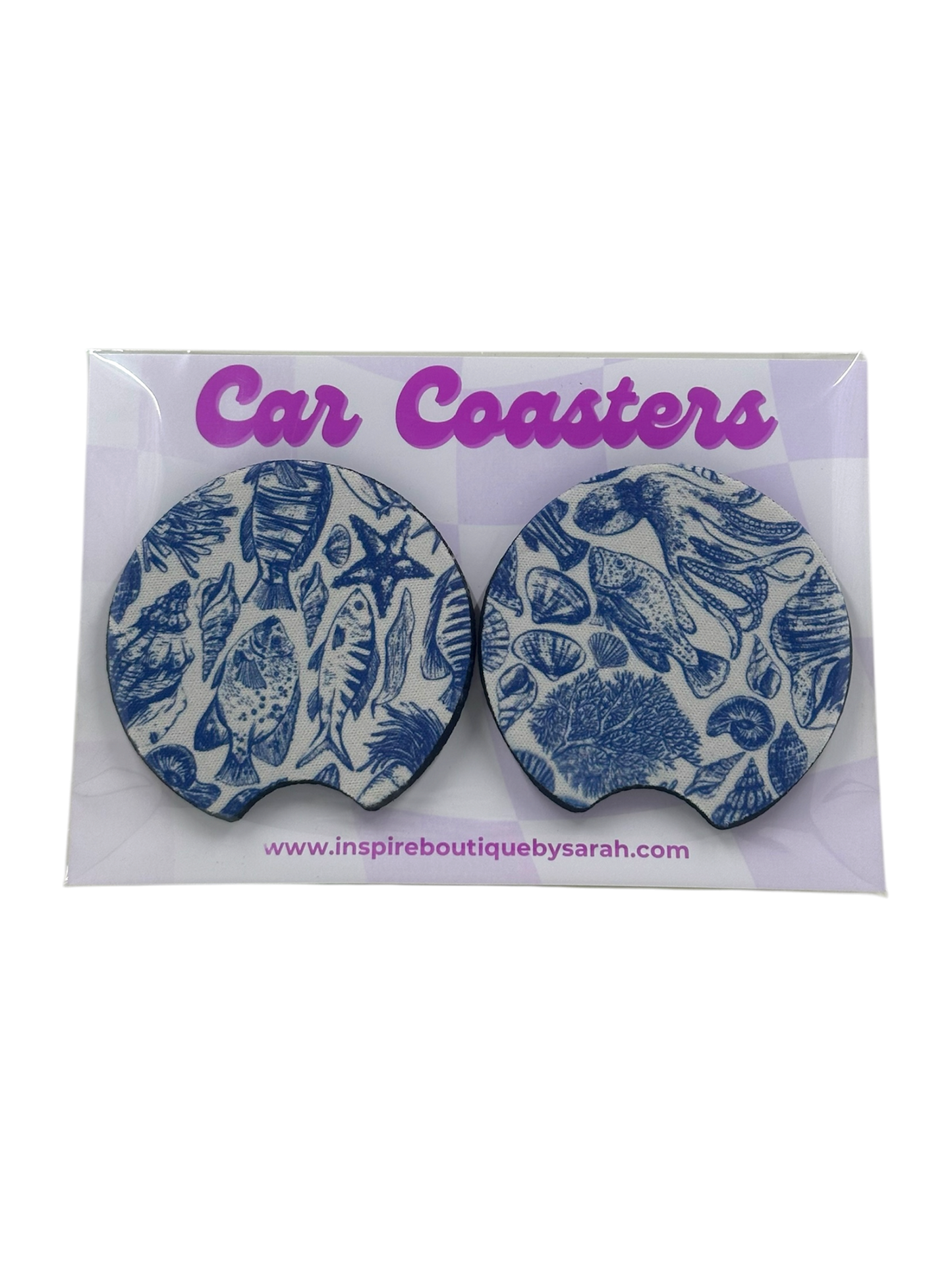 Car Coasters - Hampton Sea (2pcs)