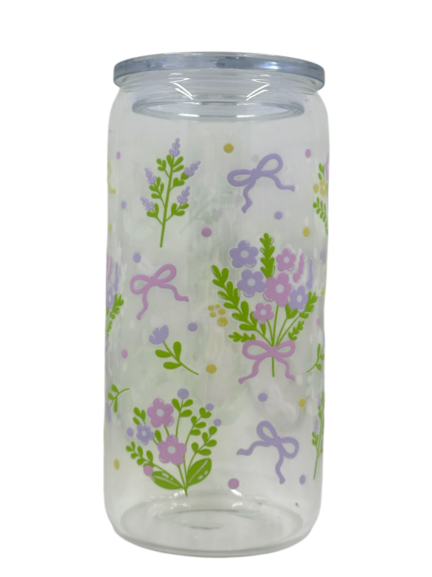 Glass Tumbler - Summer Boquette