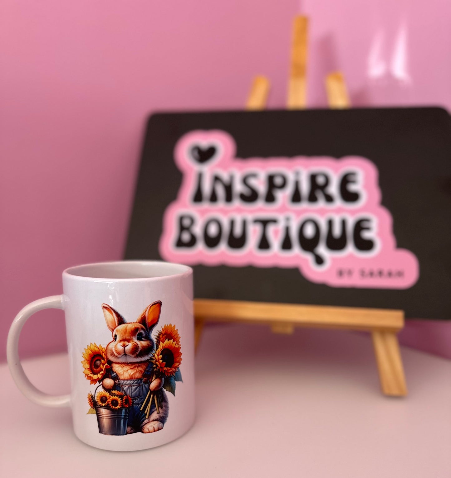 Sunflower Bunny - 15oz Coffee Mugs