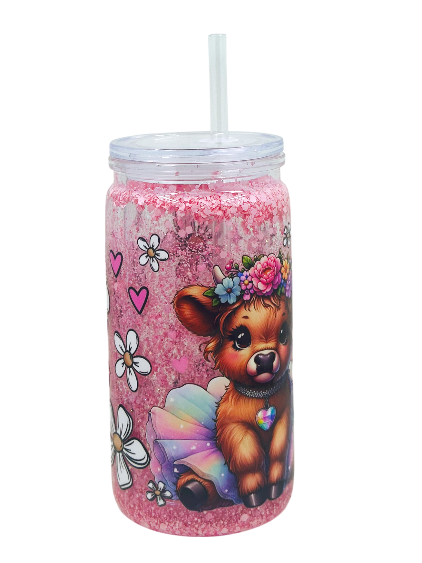 Glitter Snowglobe Tumbler