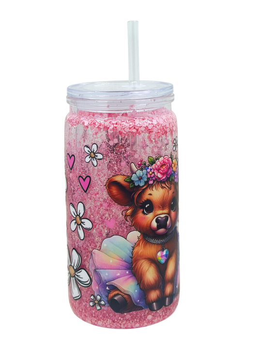 Glitter Snowglobe Tumbler