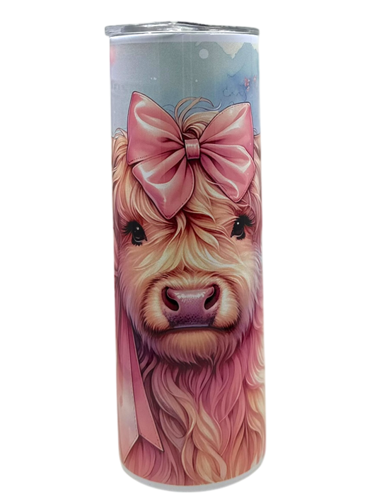 Rainbow Highland Cow