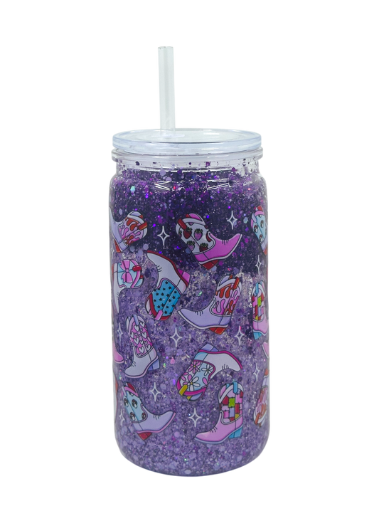 Glitter Snowglobe Tumbler