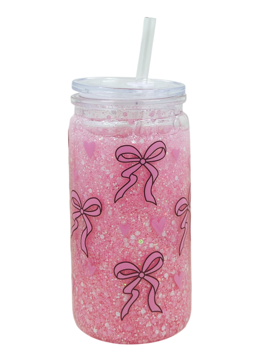 Glitter Snowglobe Tumbler