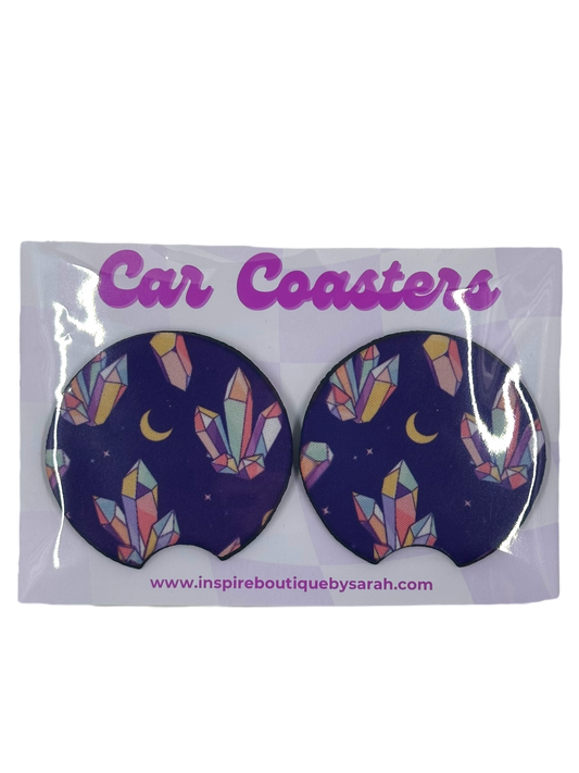 Car Coasters -  Crystal (2pcs)