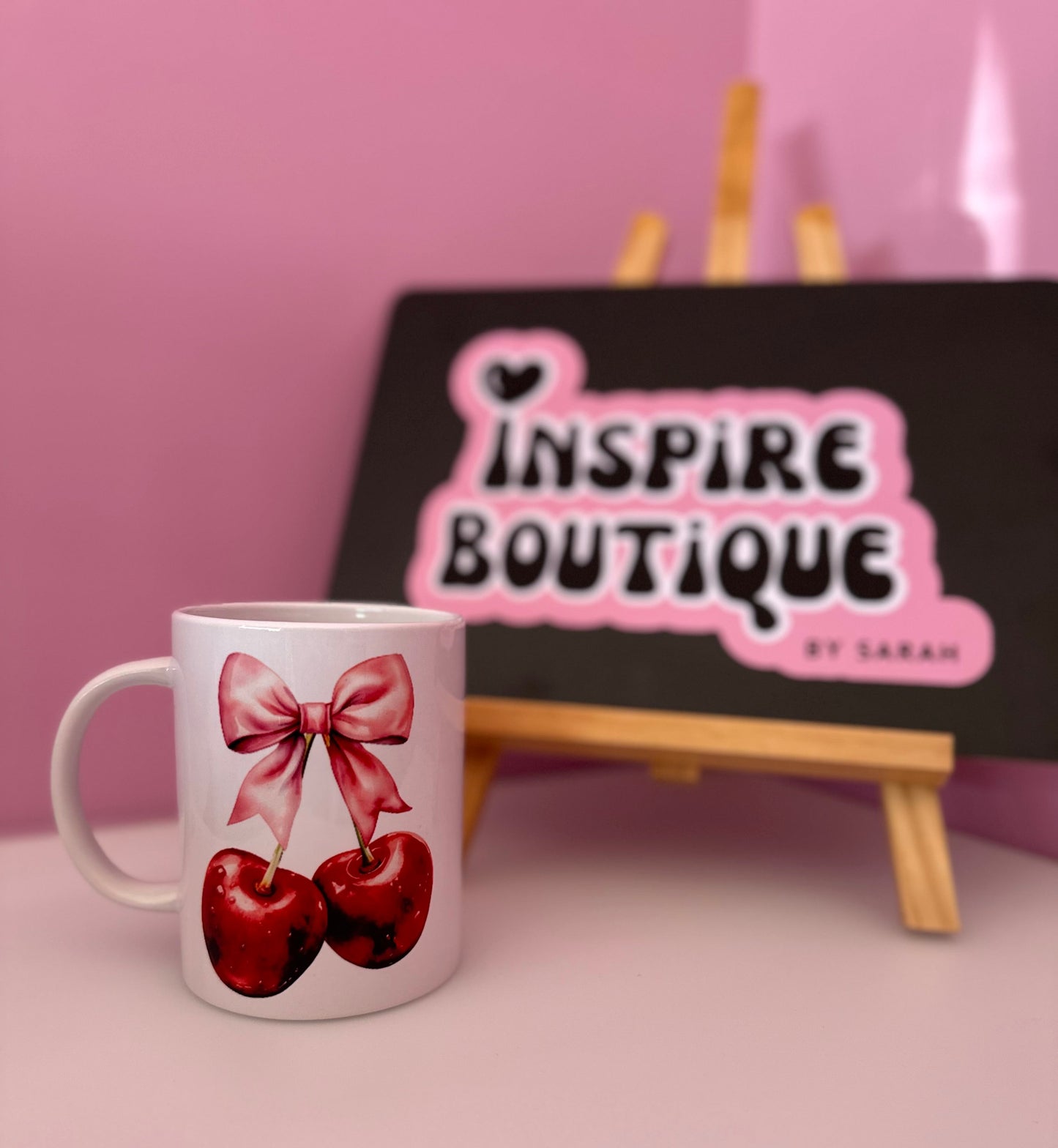 Cherry Pink - 15oz Coffee Mug