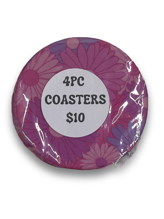 Coaster Set - Floral (4pc)