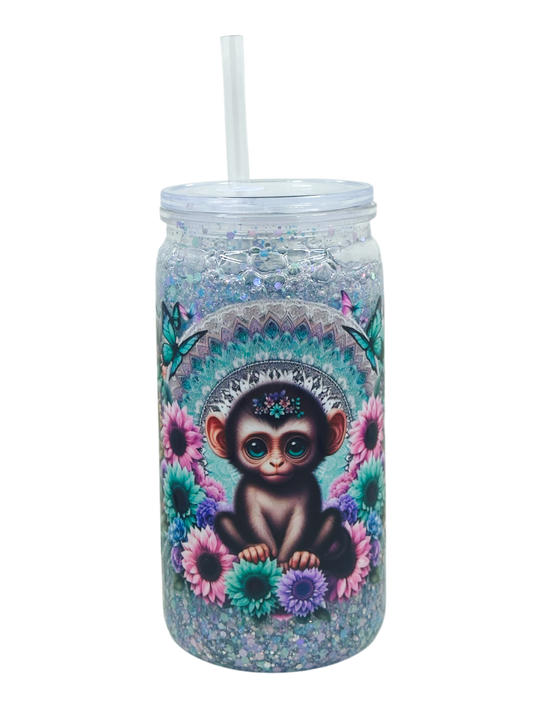 Glitter Snowglobe Tumbler