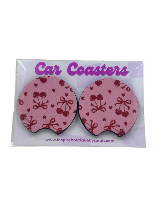 Car Coasters - Cherry Bomb (2pcs)