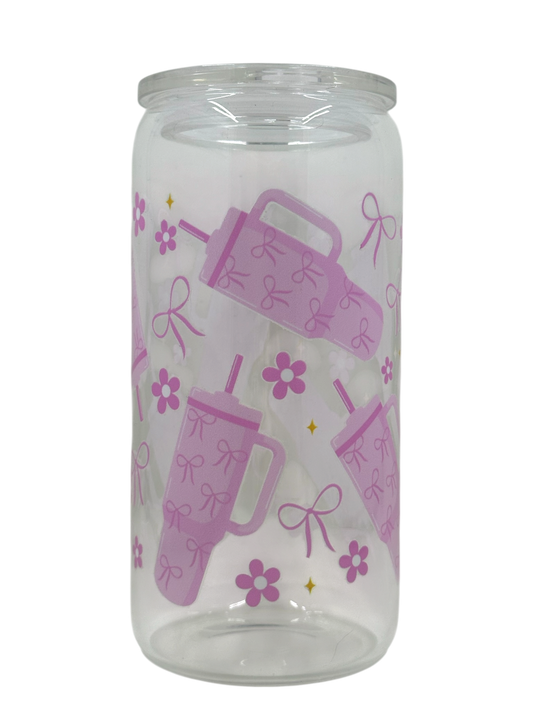 Glass Tumbler - Bows & Tumblers