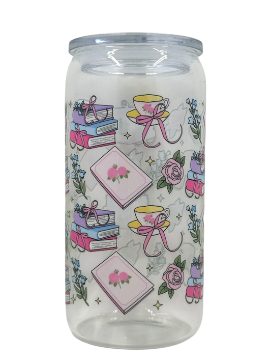 Glass Tumbler - High Tea