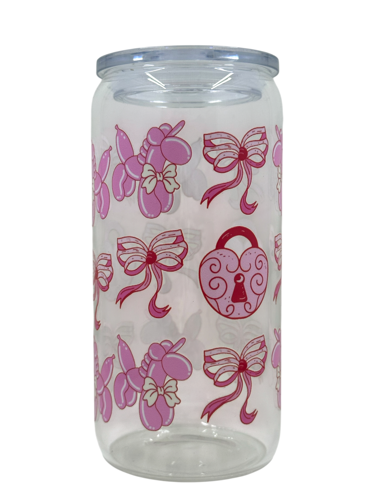 Glass Tumbler - Sweetheart Lockette